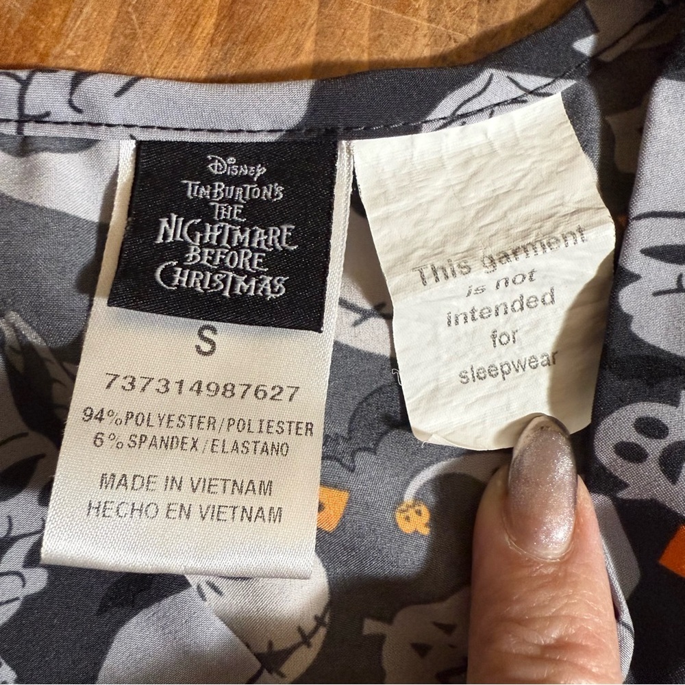 Tooniforms Kids Nightmare Before Christmas Scrub Set Small‎ Oogie Boogie & Jack - Picture 2 of 9